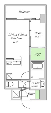10階の間取り図