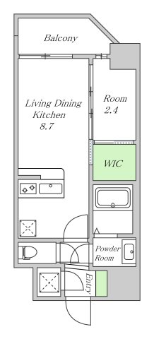 5階の間取り図