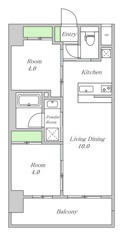 3階の間取り図