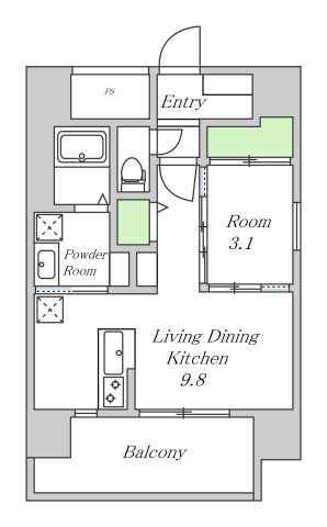 10階の間取り図