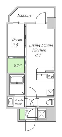 3階の間取り図