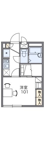代表的な間取のため実際の間取とは異なる場合があります
