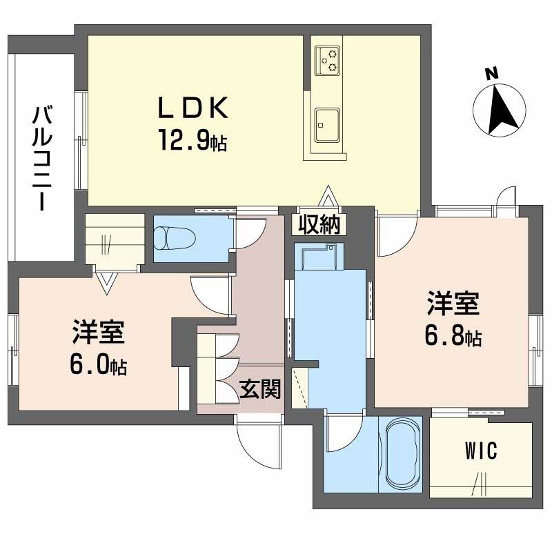 3階の間取り図