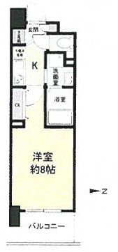 8階の間取り図