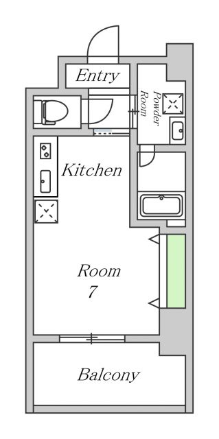 3階の間取り図