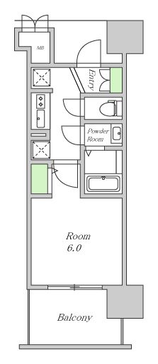 5階の間取り図