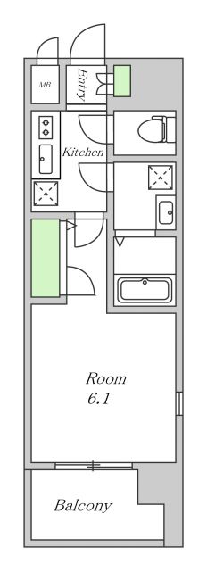 9階の間取り図