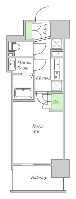 5階の間取り図