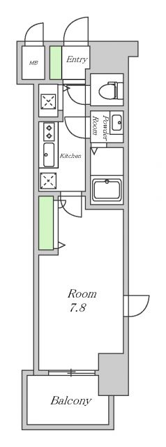 10階の間取り図