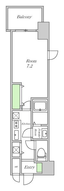 14階の間取り図