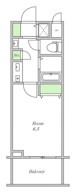 9階の間取り図
