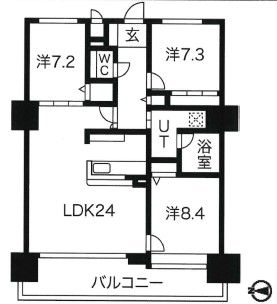 12階の間取り図