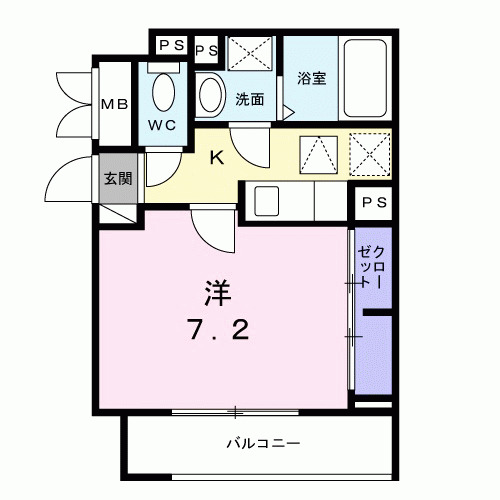 1階の間取り図