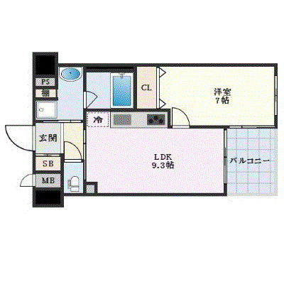 5階の間取り図