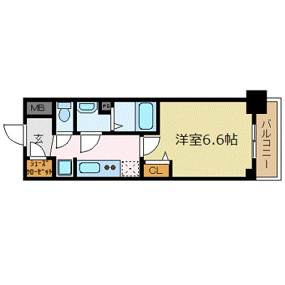 2階の間取り図
