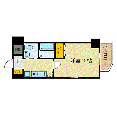 7階の間取り図