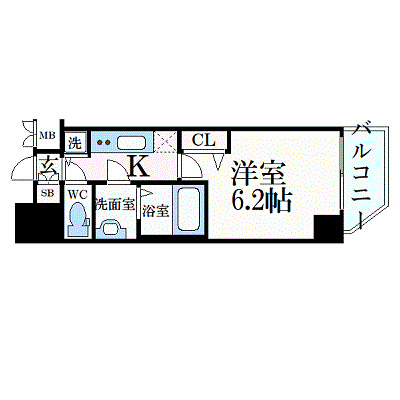 5階の間取り図