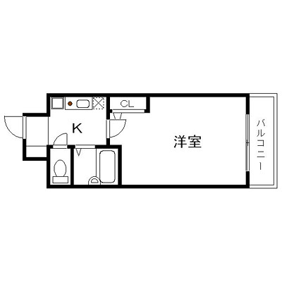 6階の間取り図