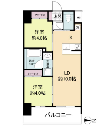 7階の間取り図