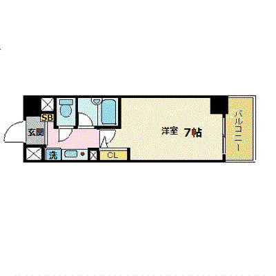 5階の間取り図