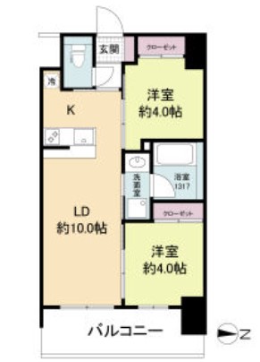 9階の間取り図