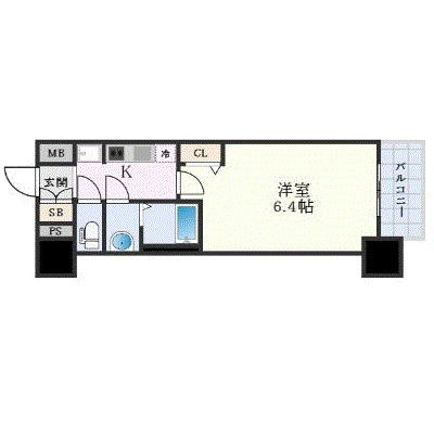 4階の間取り図
