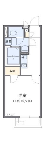 代表的な間取のため実際の間取とは異なる場合があります