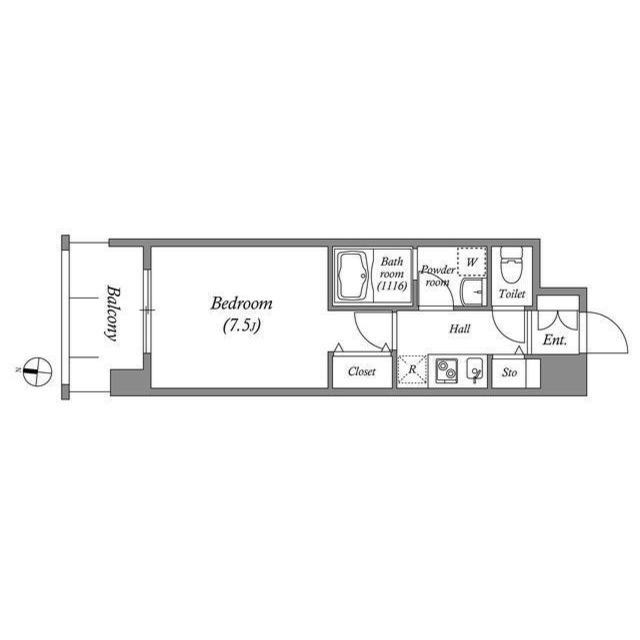 2階の間取り図