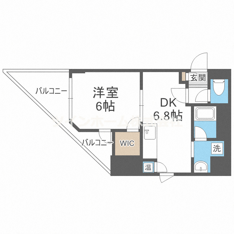 9階の間取り図