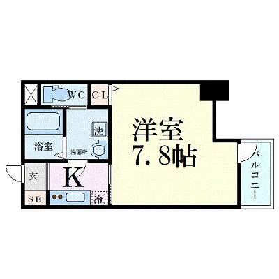 13階の間取り図