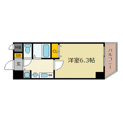 9階の間取り図