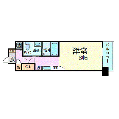 9階の間取り図