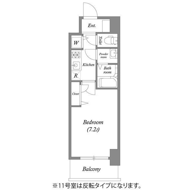 13階の間取り図