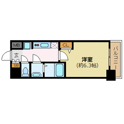 9階の間取り図