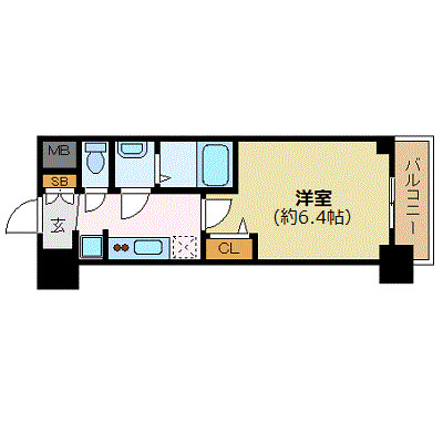 9階の間取り図