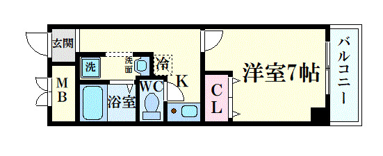 1階の間取り図