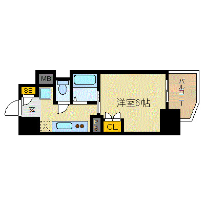 5階の間取り図