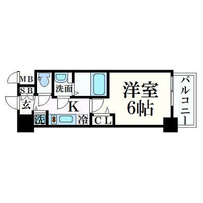 10階の間取り図