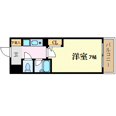 6階の間取り図