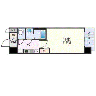 7階の間取り図