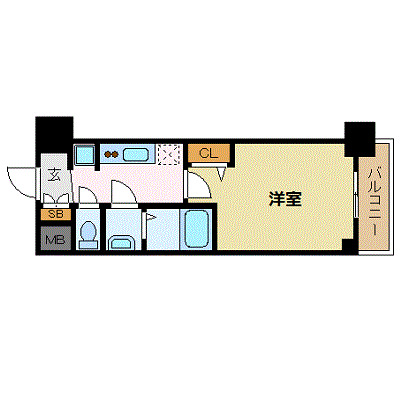 7階の間取り図