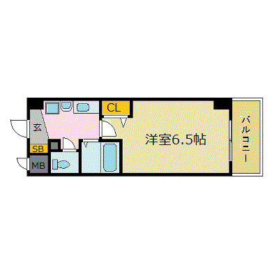 6階の間取り図
