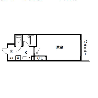 5階の間取り図