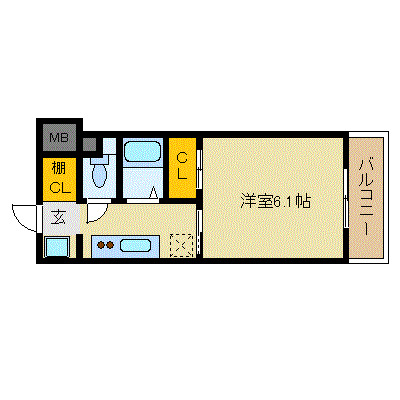 7階の間取り図
