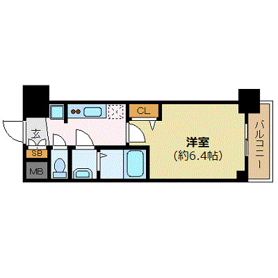 9階の間取り図