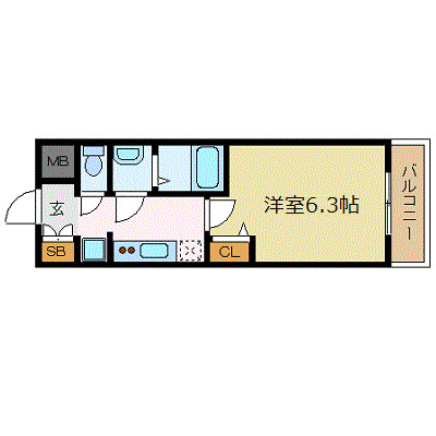 3階の間取り図