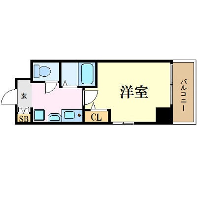 2階の間取り図