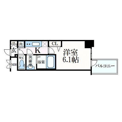 10階の間取り図
