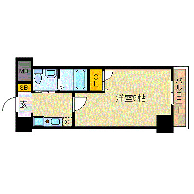 2階の間取り図