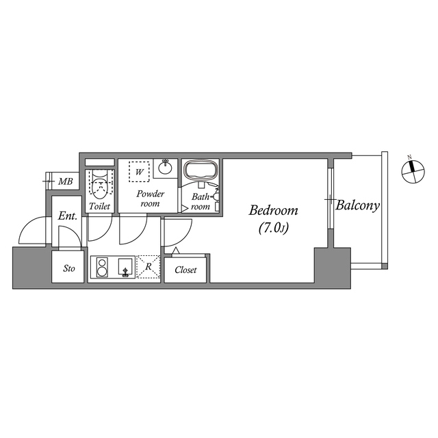 9階の間取り図
